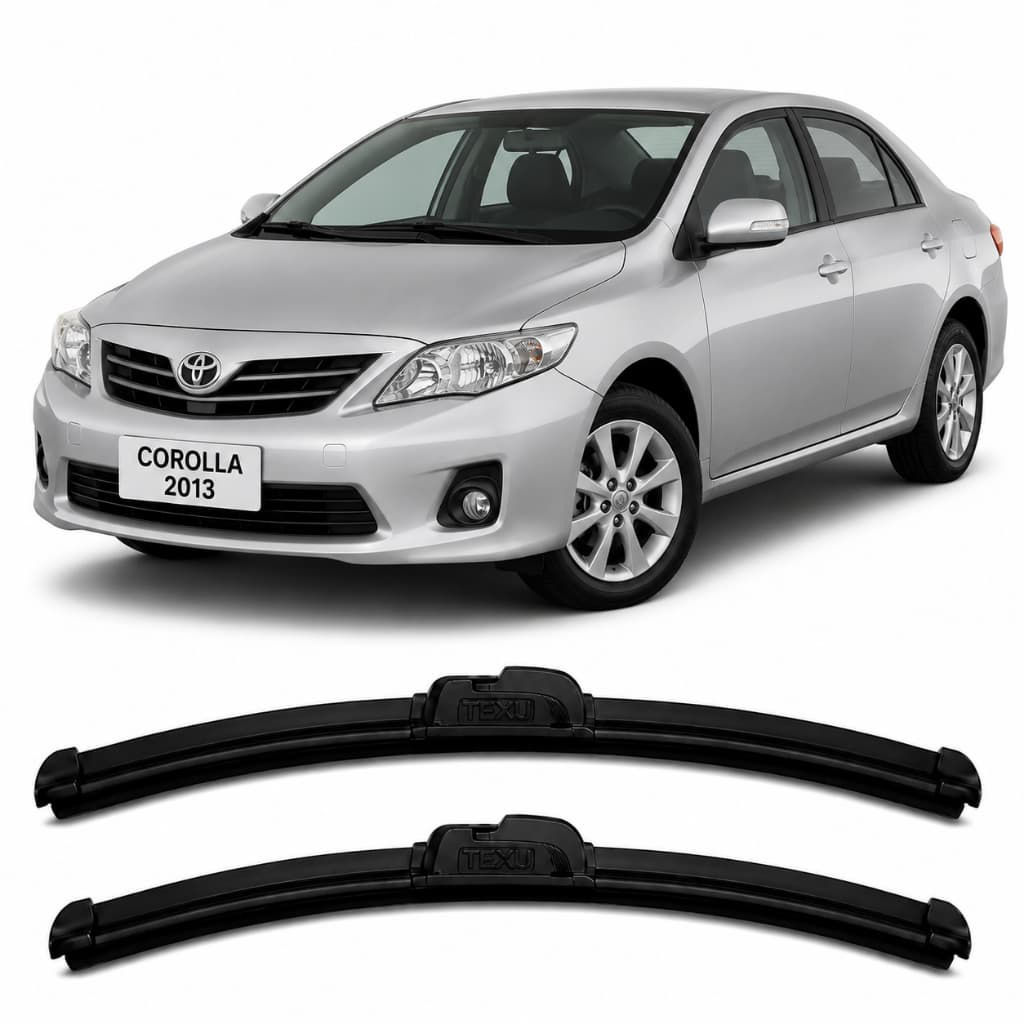 Par Palhetas Limpador De Parabrisa Dianteiro Para Toyota Corolla 2008 2009 2010 2011 2012 2013