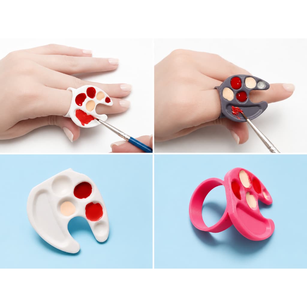 Anel Paleta para Arte e Unhas