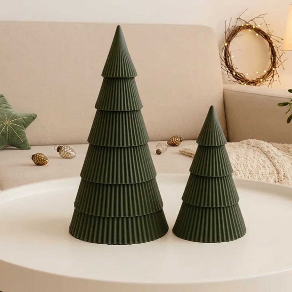 KIT 2 Árvores de Natal pinheirinho | Decoração Natalina Sala | Enfeite de Natal mesa