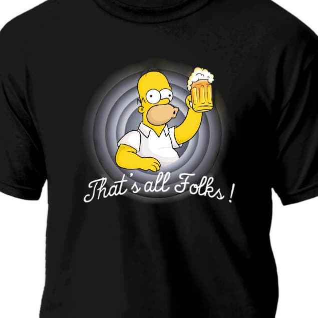 Camiseta Algodão Homer Simpson Cerveja Beer Desenho