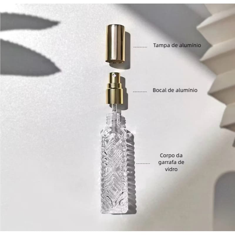 Porta perfume em acrílico