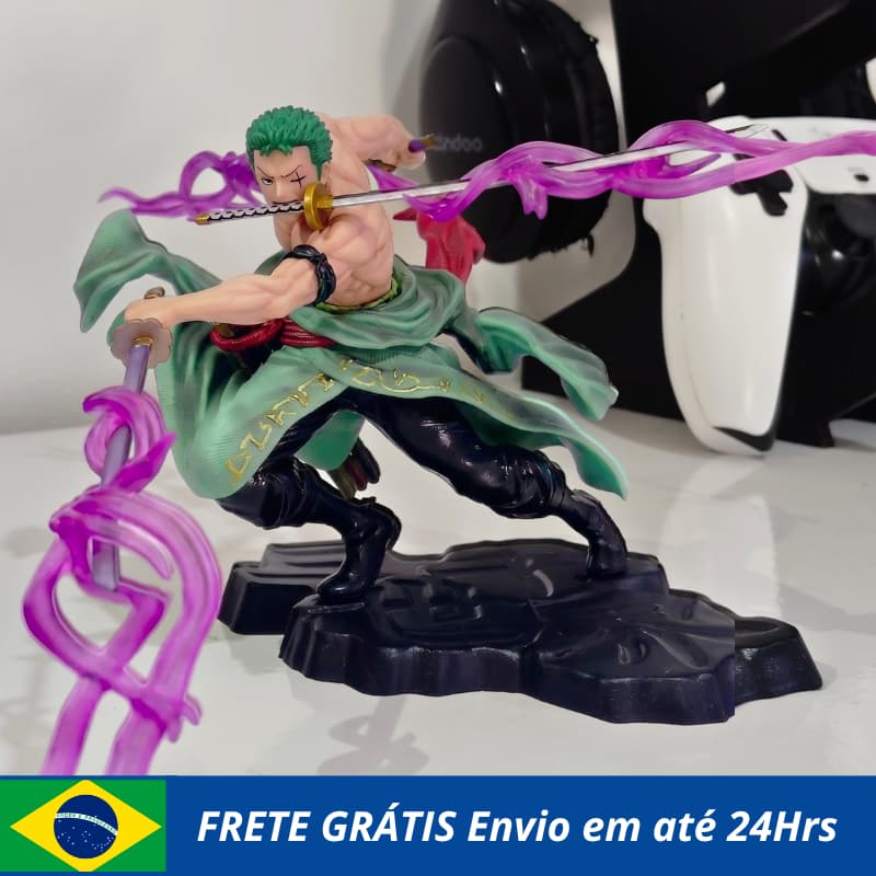 Action Figure Zoro One Piece Roronoa Boneco Colecionável Anime