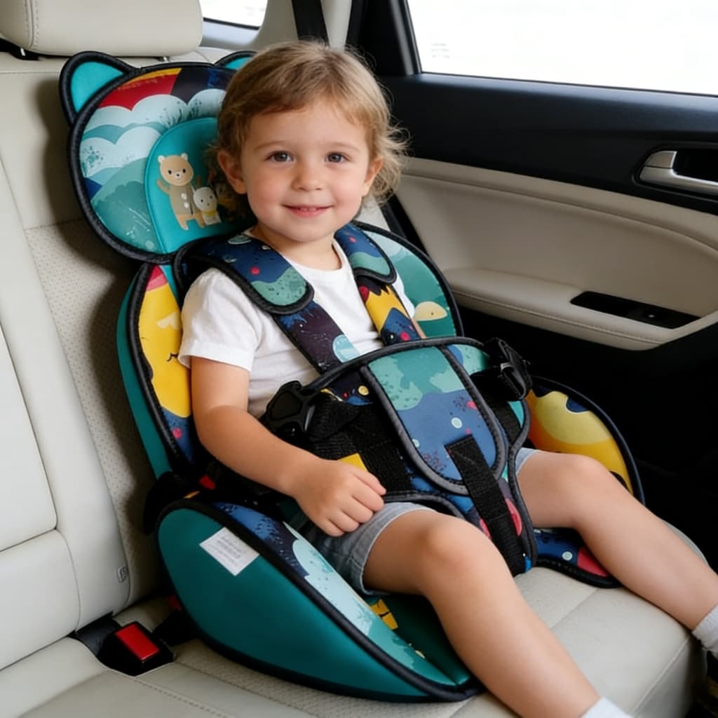 Cadeirinha infantil portátil e dobrável,para 9-36kg,Adequado para cadeiras auto para crianças dos 0 aos 12 anos
