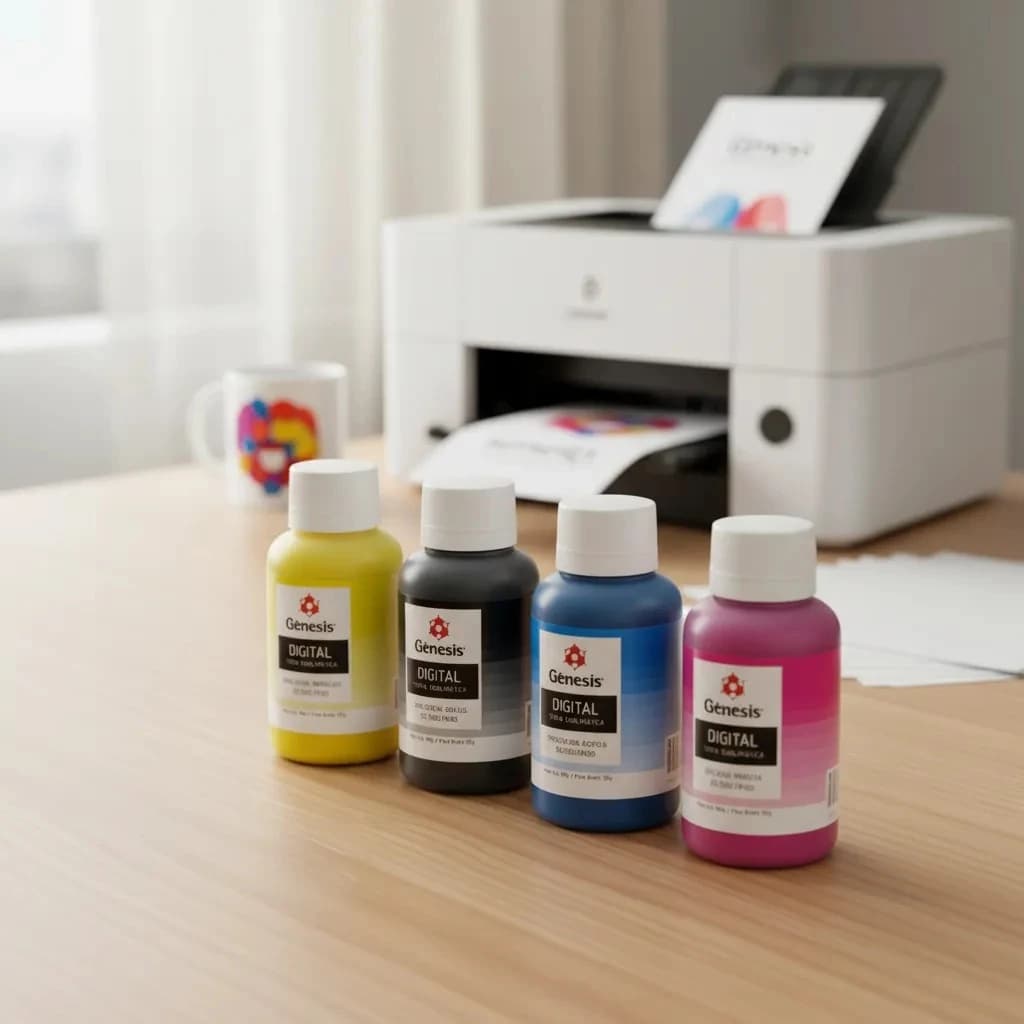 1 ou 2 Tinta Sublimática Gênesis Sublidesk 100ml | Para Impressoras Epson | Alta Qualidade