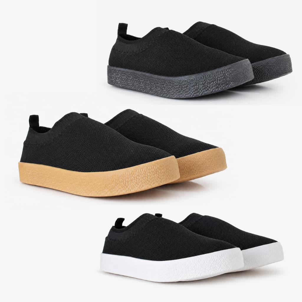 Kit 03 Tênis Infantil Masculino Menino Slip On Escolar Casual Confortável