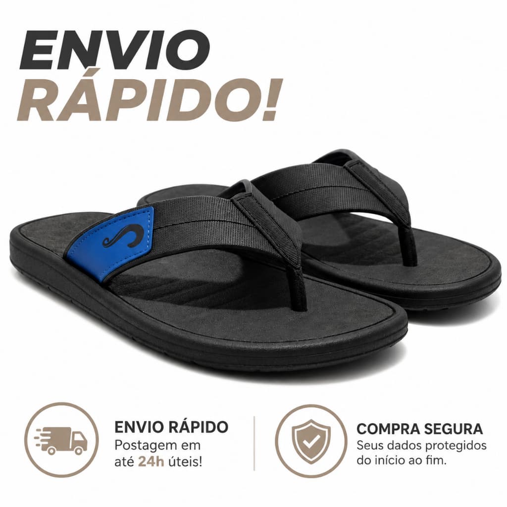 Chinelo Masculino Adulto confortavel promoção