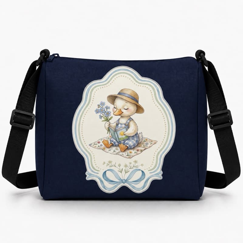 Bolsa de ombro Patinho menino maternidade casual infantil
