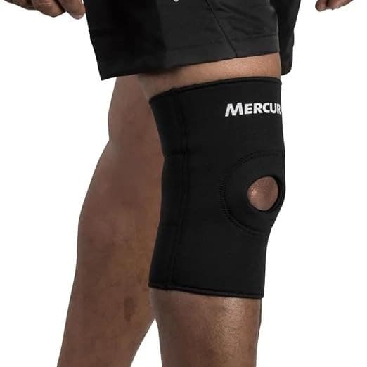 Joelheira com Orificio Mercur Neoprene Reforçada