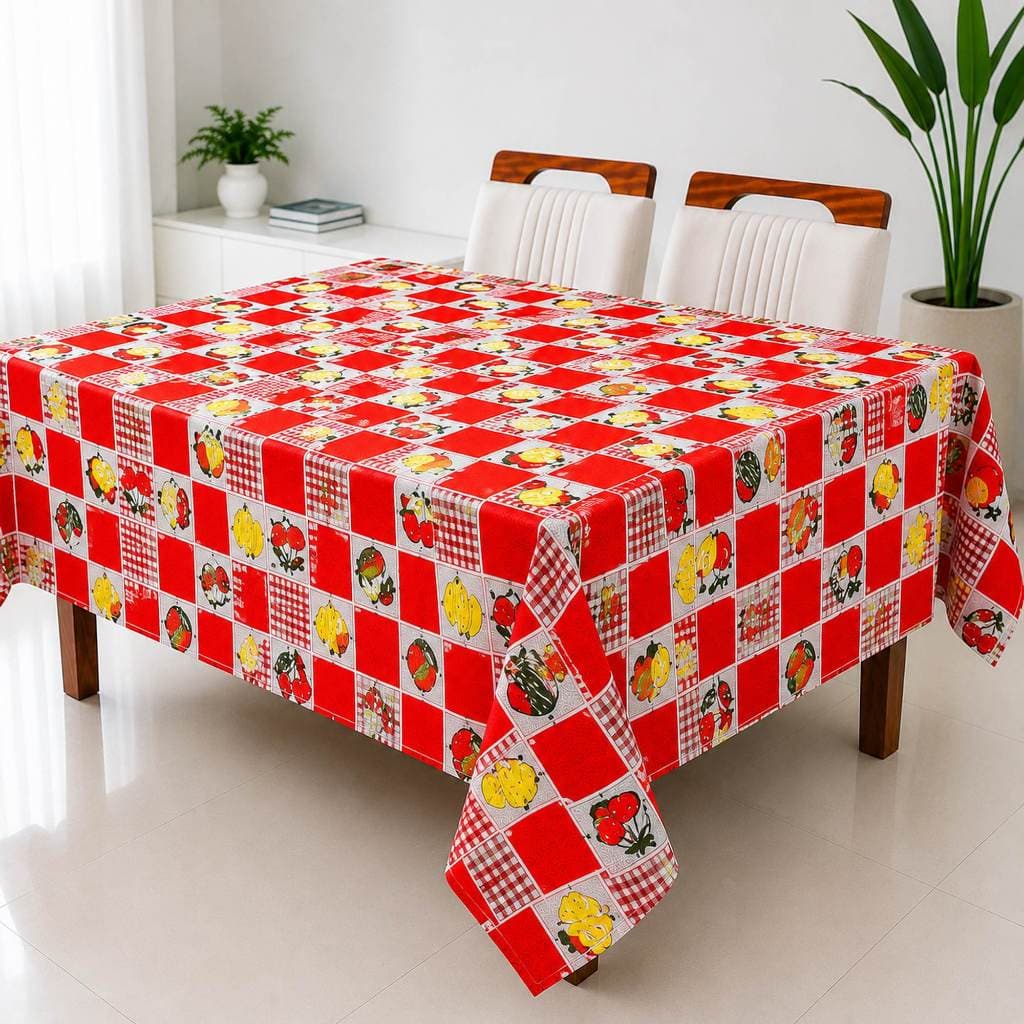 TOALHA DE MESA 6 E 4 LUGARES ESTANPADA OXFORD