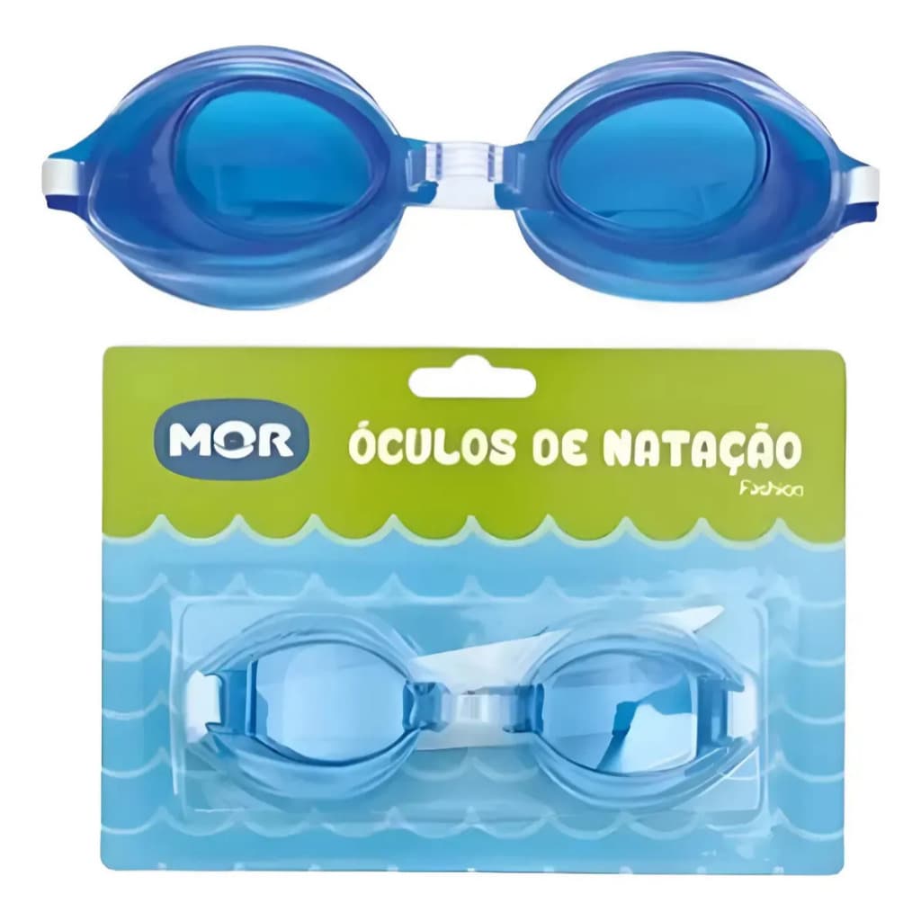 Óculos de Natação Infantil Mor Fashion Azul 1896