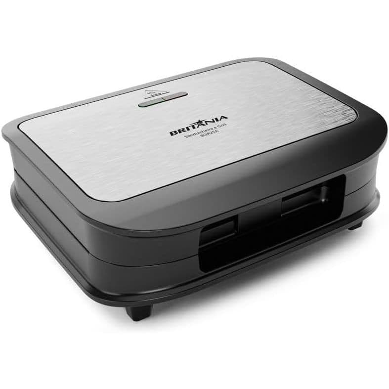 Sanduicheira e Grill Britânia Inox 2 em 1 750W BGR25B - 220V