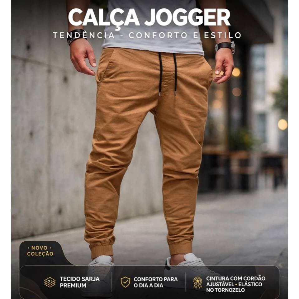 Calça Sarja Masculina Jogger Skinny - Moda Homem Estiloso/ Envio Imediato