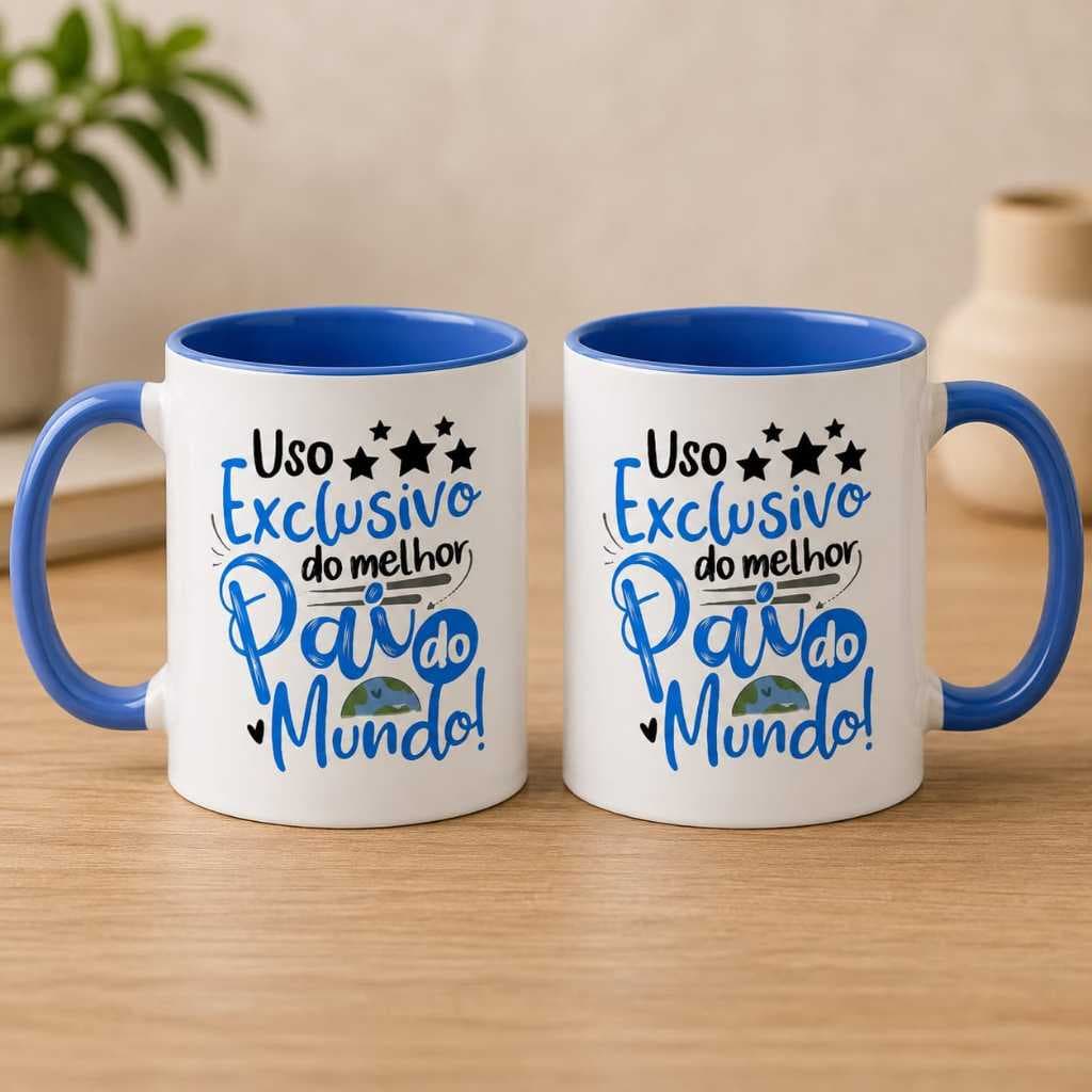 Caneca Uso Exclusivo do Melhor Pai 325ml - Dia dos Pais