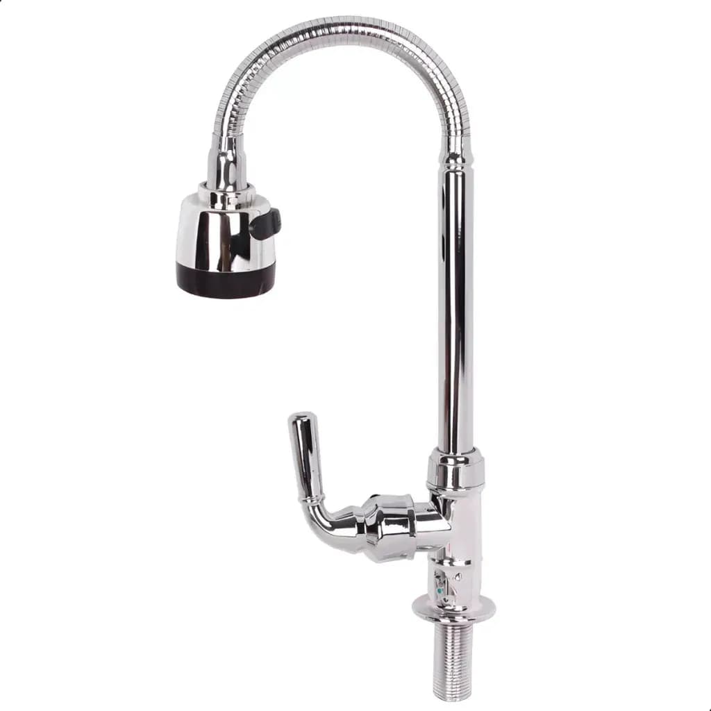 Torneira Gourmet Flexível de Mesa com Ducha 1/2'' - Inox