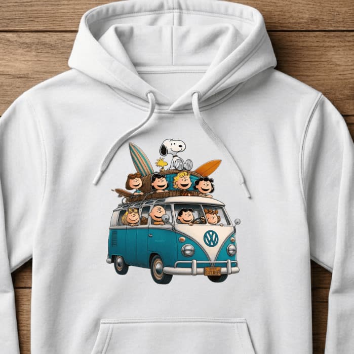 Moletom SNOPPY SURF KOMBI Praia Férias