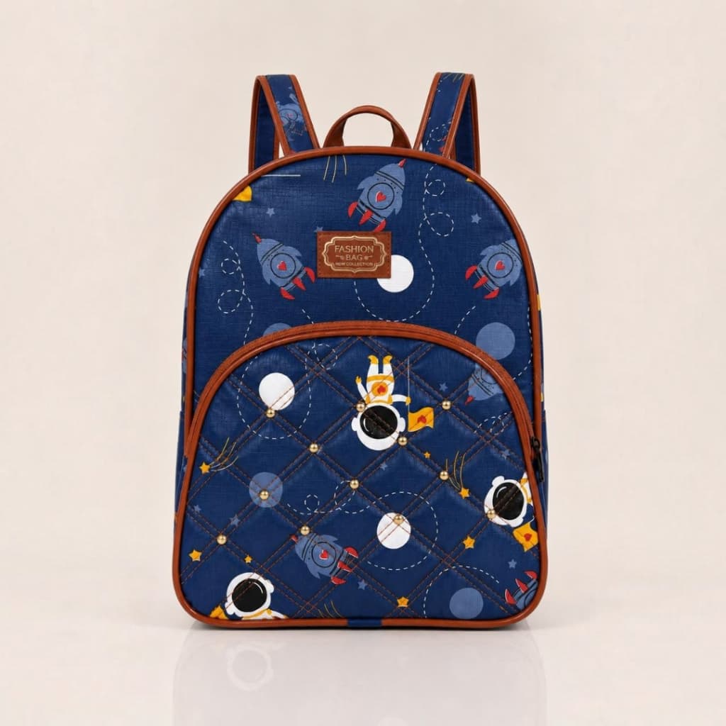 Mochila Infantil Maternidade Passeio Escola Creche Menino Astronauta Novidade