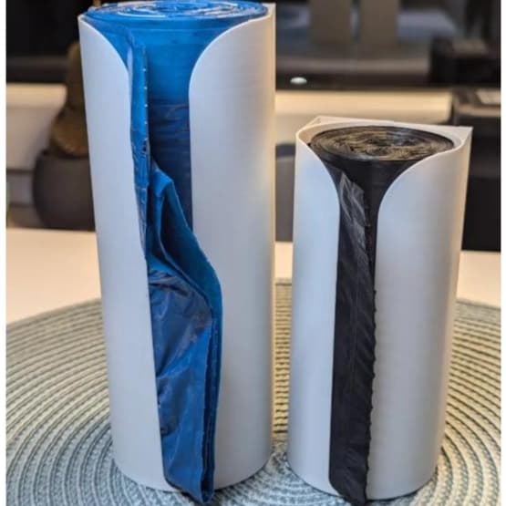 Suporte para Rolo de Saco de Lixo Para Casa Em Cozinha Banheiro Dispenser Porta Sacolas de Supermercado Puxa Saco