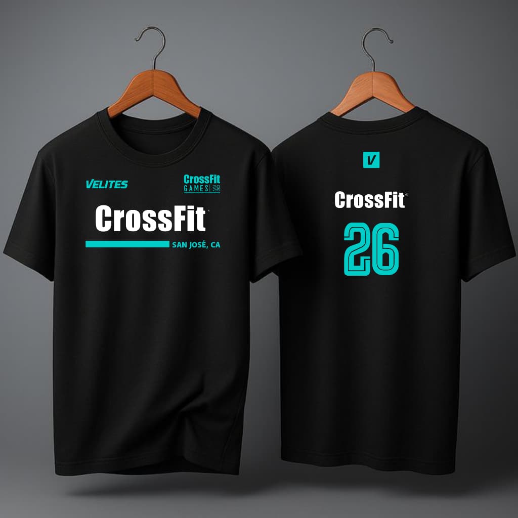 CAMISA GAMES 2026 ATLETA TORCEDOR CROSSFIT MASCULINA E FEMININA