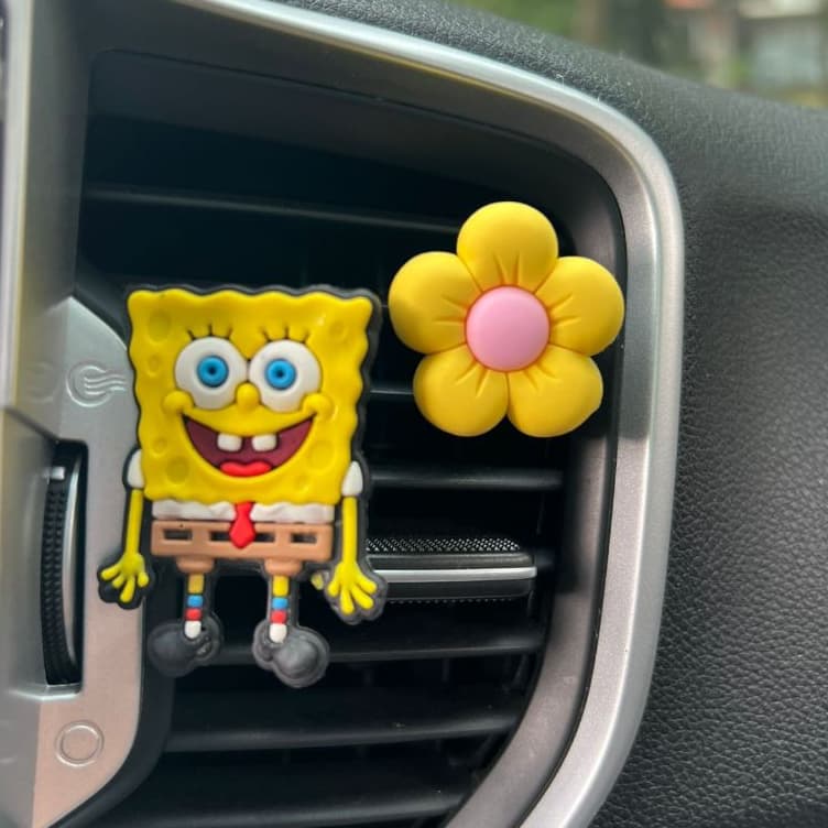 Cheirinho para Carro Bob Esponja (Perfume e Decora o seu Carro)