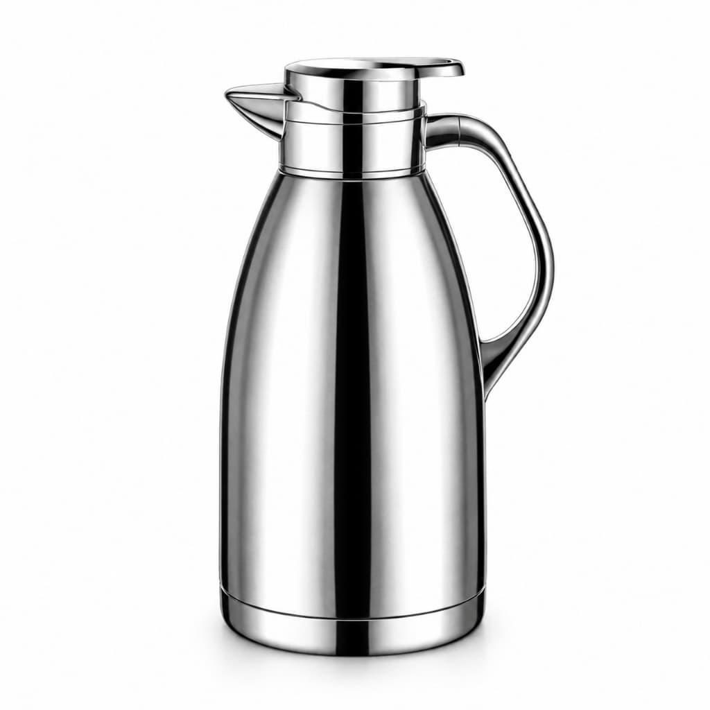 Garrafa Térmica Inox 2 Litros Parede Dupla Aço Inox 304 Conserva Quente e Frio Até 6 Horas
