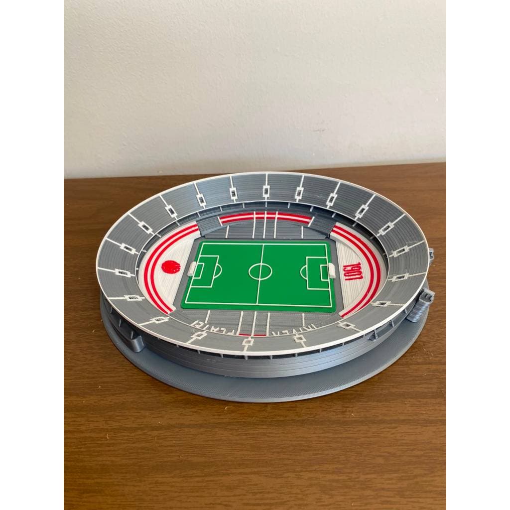 Maquete Monumental de Núñez 24cm | Miniatura rica em detalhes, decoração premium, presente para torcedores