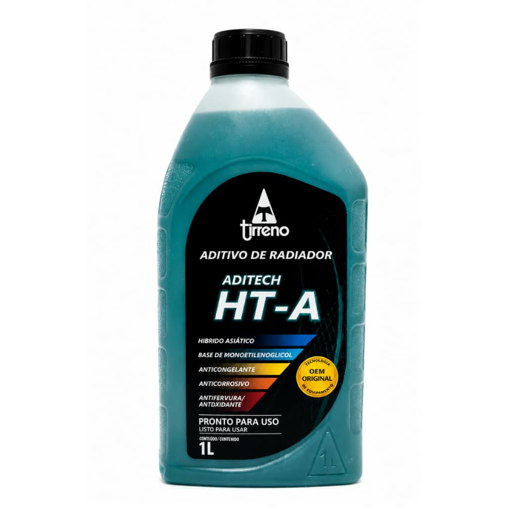 01 HT-A Tirreno Aditivo Homologado Pronto Uso Azul  Radiador Hyundai Toyota Honda