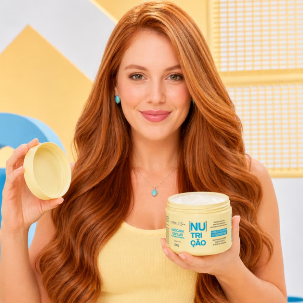 Máscara Capilar Nutrição Intensiva Forbelle Professional 300g - Reposição Lipídica e Óleos Vegetais