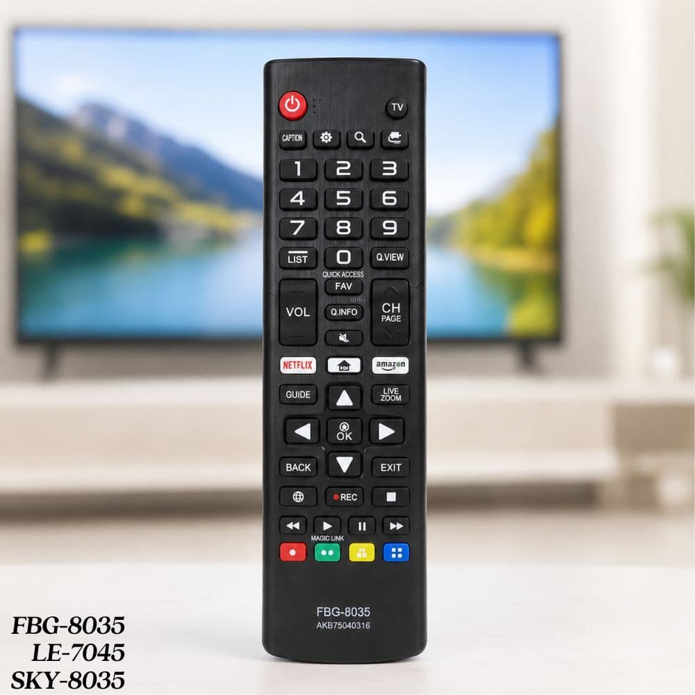 Controle Tv L..g Compatível Tv Smart  Lcd Led Plasma  NETFLIX  AMAZON- Fbg-8035 Le-7045 Sky-8035 AKB75095315 AKB74915321