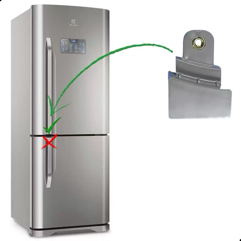 Suporte Puxador da porta de cima maior Geladeira Electrolux Db52x Db53x Ib53x ib52x