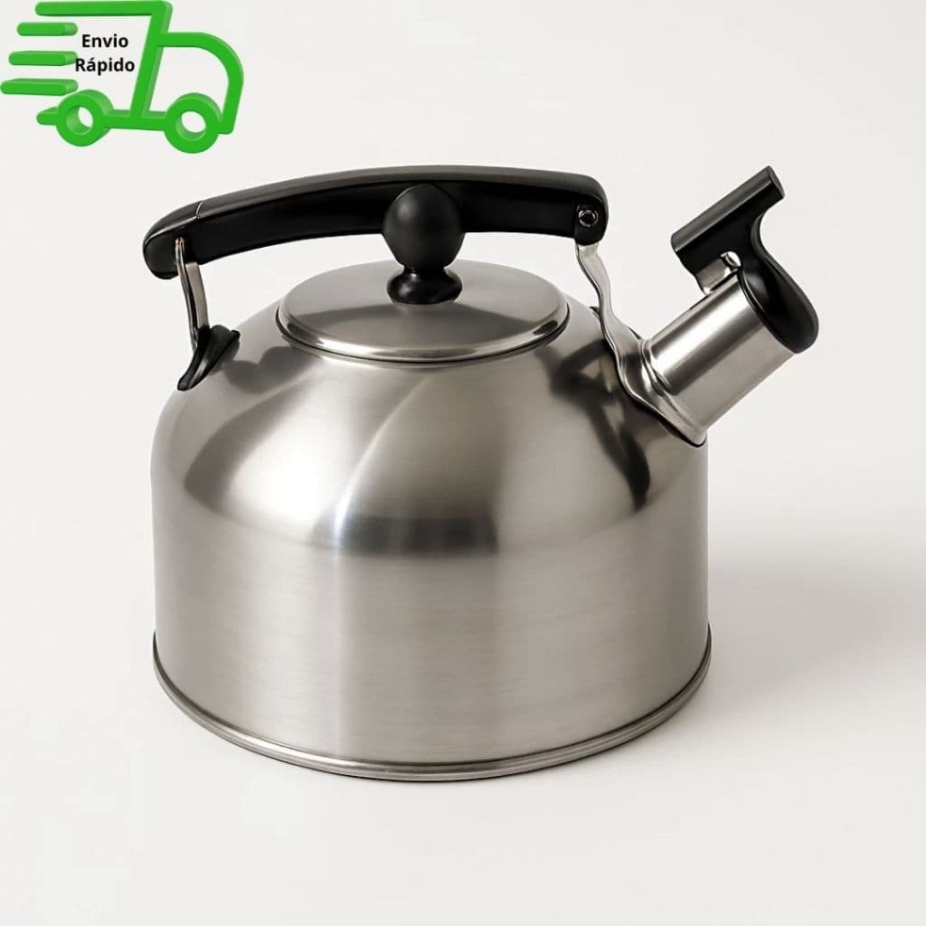 Chaleira Inox  Serve p/ Ferver Água p/ Amantes de Chá e Café Ideal p/ Cozinha