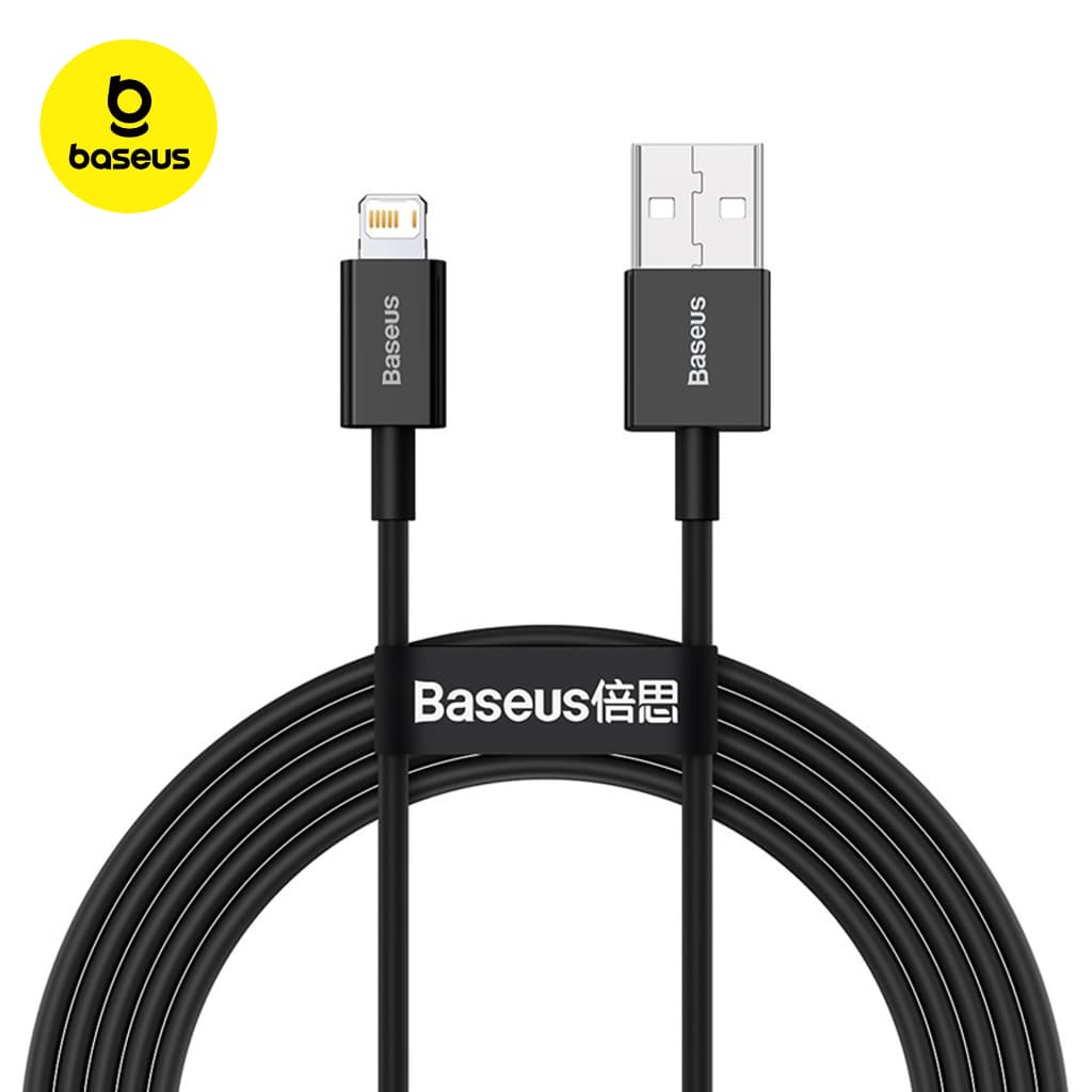 Baseus Cabo USB para Carga Rápida Lightning 2.4a 1m  iPhone 11/12/13/14