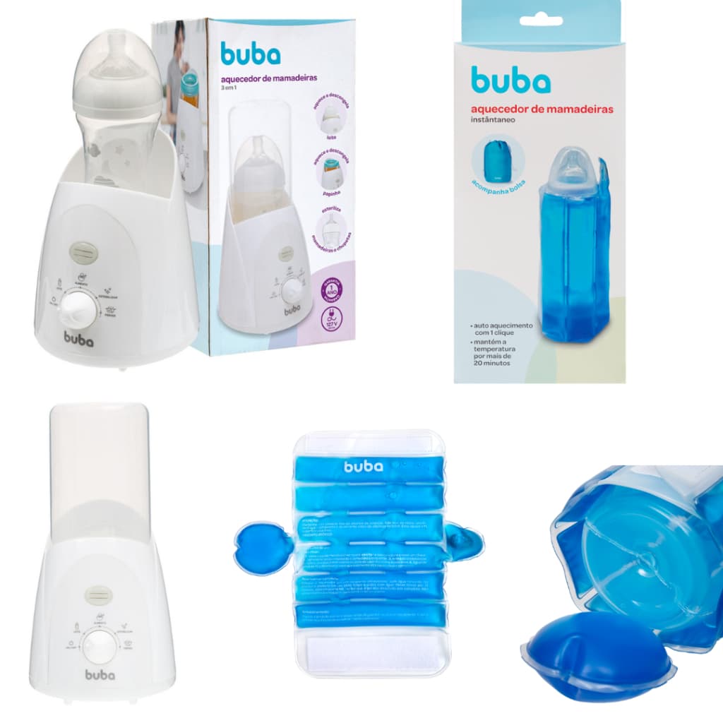 Aquecedor Mamadeira, Papinha e Esterilizador Chupeta Buba