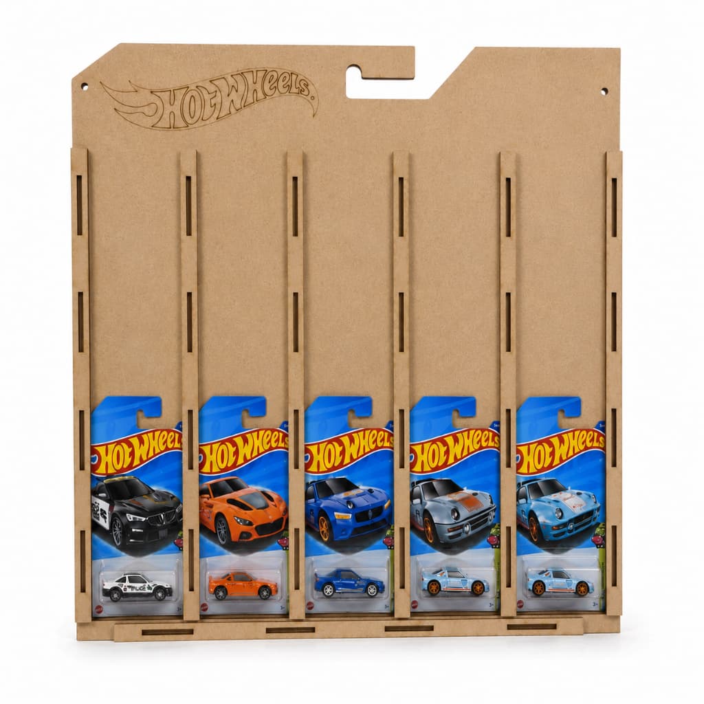 Porta Blister Expositor para Carrinhos Miniaturas em Cartelas 60cm Pronto Para Instalar