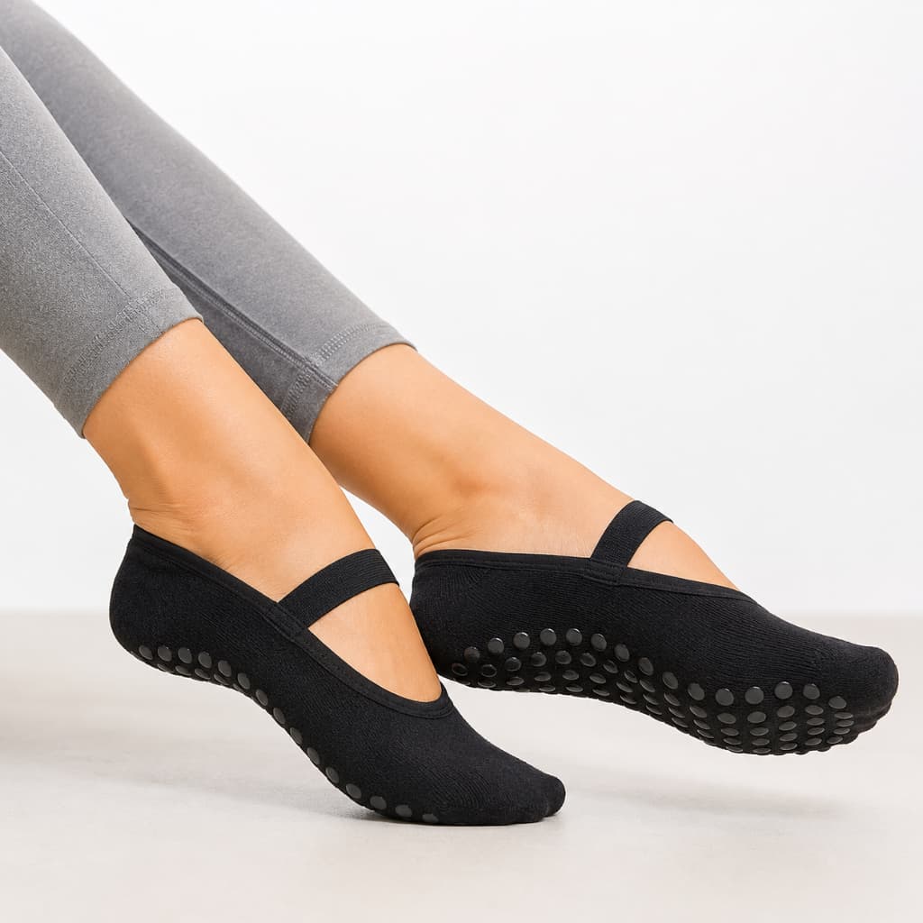 Meias Pilates Sapatilha Feminina Antiderrapante Yoga Academia Varias estampas