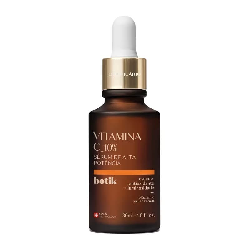 Sérum Vitamina C 10% Botik Alta Potência Antioxidante Anti-Idade Iluminador 30ml