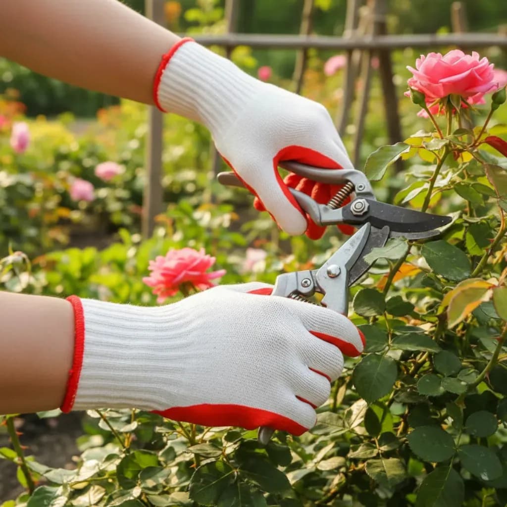 Luva Jardinagem Espinhos Cactus Roseira Podas Trabalho Extra Forte