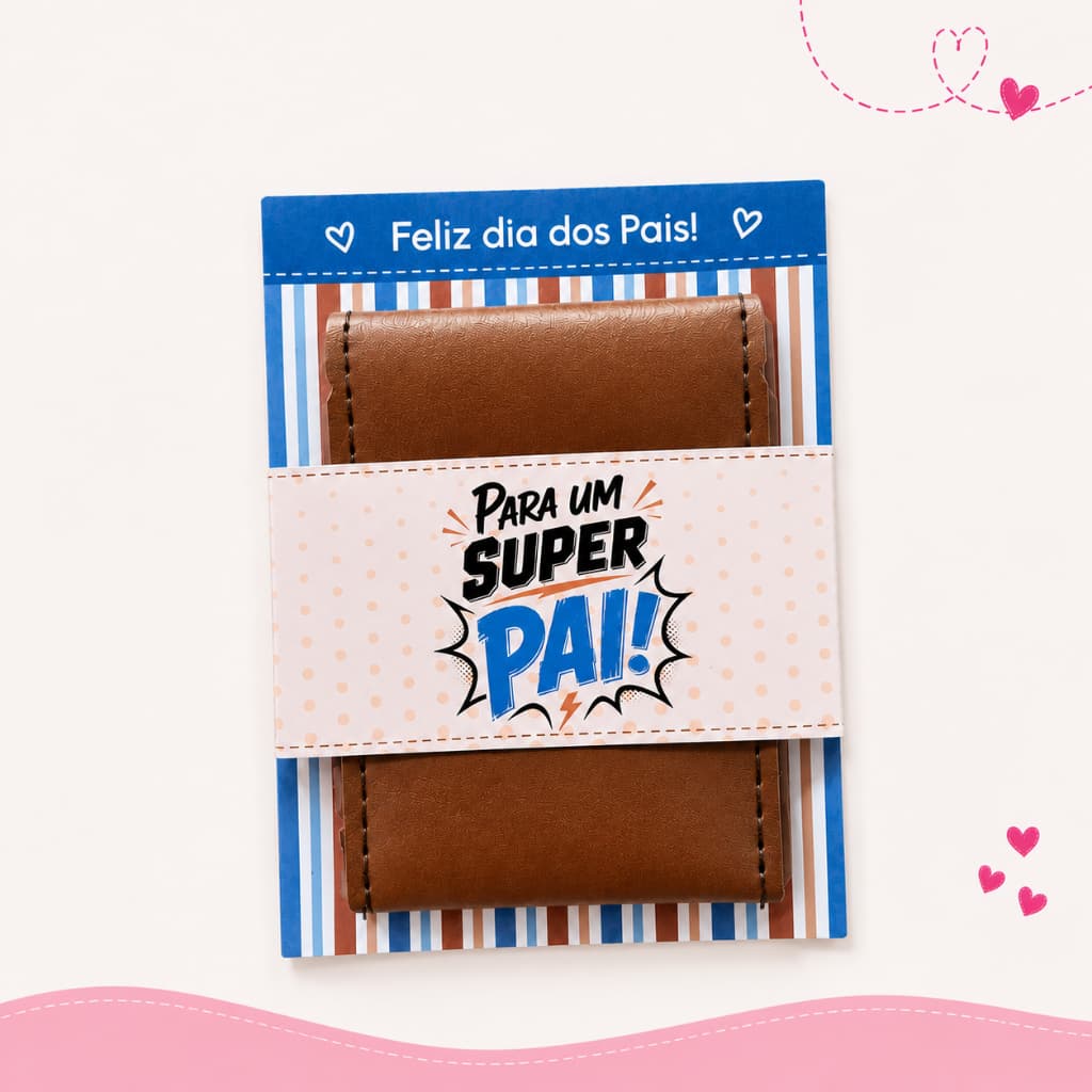 Card Dia dos Pais + Porta Documentos