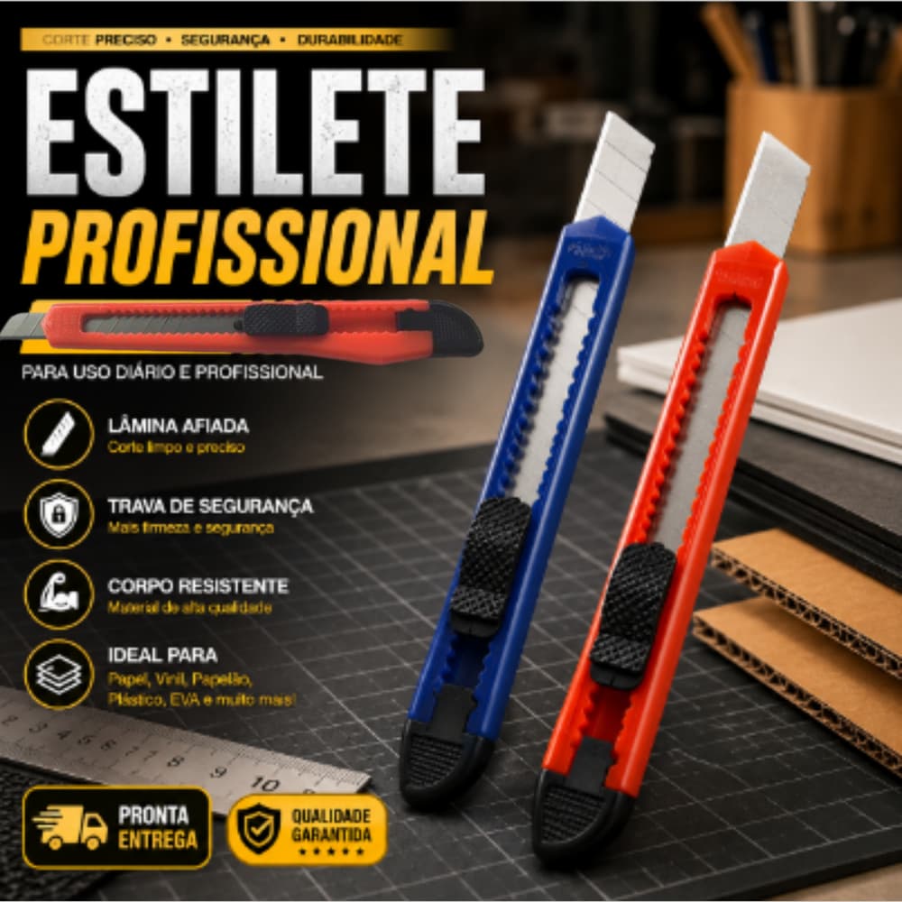 Estilete Para Aplicação envelopamento Vinil Adesivo - cortes em geral