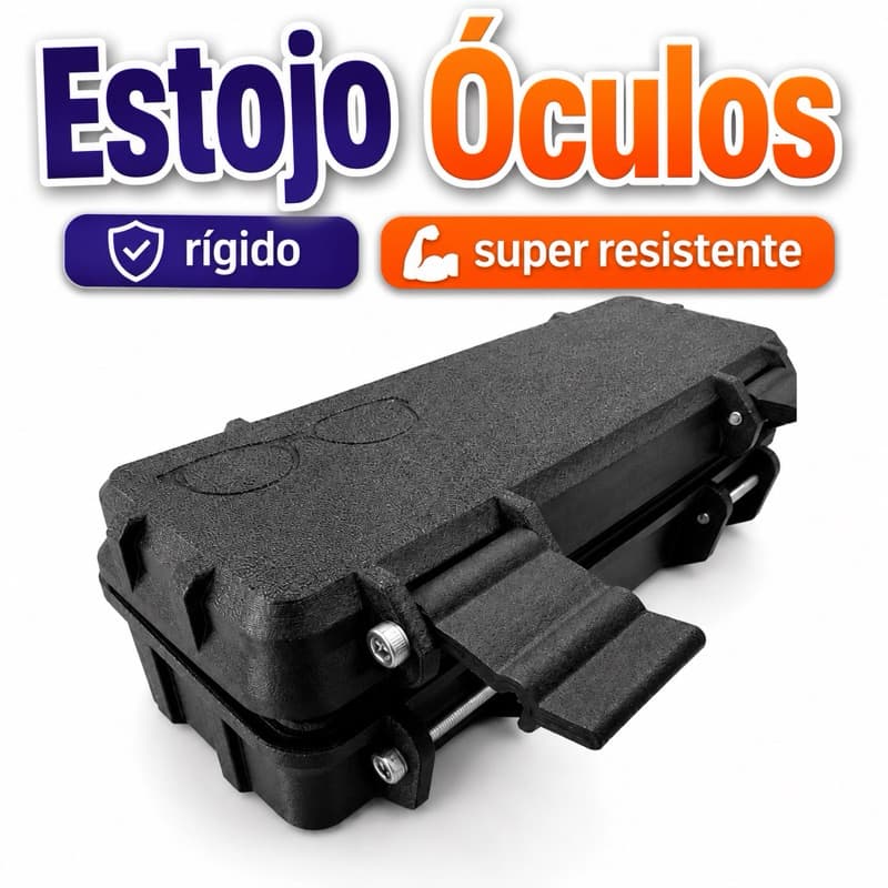 Estojo Óculos - Case Resistente Óculos de Sol