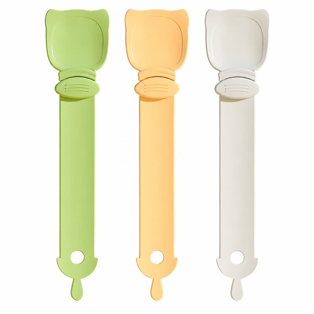 Colher Espremedora para Sachê Pet Prática, Higiênica e Fácil de Usar para Cães e Gatos Cor Sortida