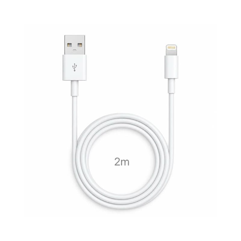 Cabo iPhone 2 Metros A'Gold 5A Turbo Rápido USB Lightning CB109-2 Longo
