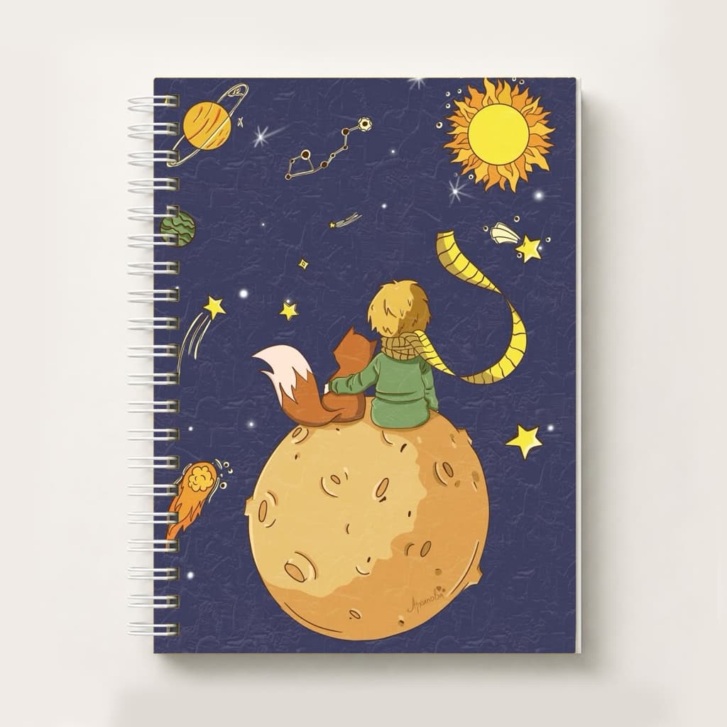 Caderno Personalizado A5 Pequeno Principe – Envie o Nome no Chat | Caderno de Oração, Anotações