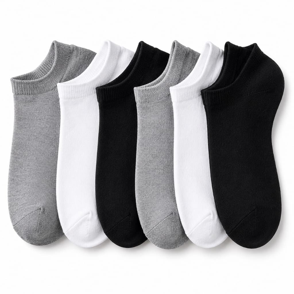 KIT 3 6 9 12 24  PARES MEIA SOQUETE MASCULINA ADULO CANO CURTO TAMANHO 40 AO 46