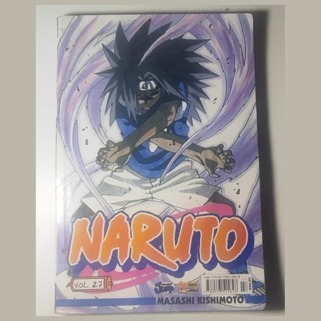 Manga Naruto Volume 27 Departure Masashi Kishimoto Panini Shonen Jump Usado Colecionador Anime HQ Quadrinhos