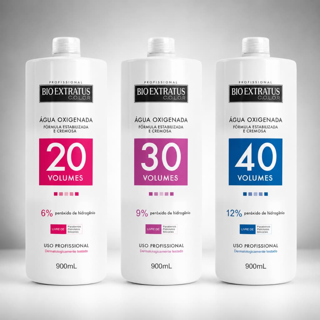 Água Oxigenada Emulsionada OX Bio Extratus - 900ml - Escolha o volume na variação