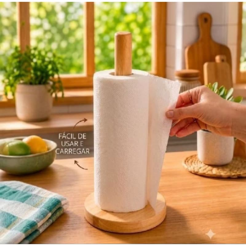 SUPORTE PORTA PAPEL TOALHA  PARA COZINHA AREA DE LAZER RESTAURANTE LANCHONETE