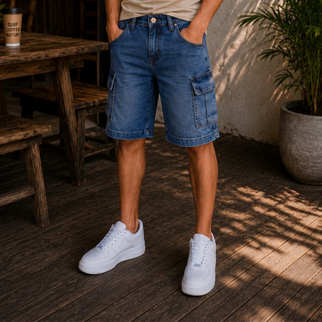 Bermuda Juvenil Masculina Jeans e Sarja do 10 ao 16 Diversos Modelos e Cores