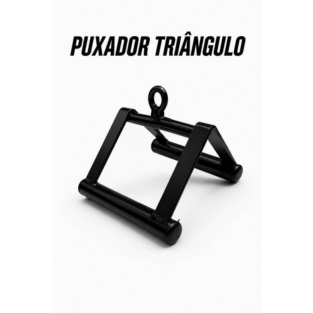 Puxador Triângulo para Academia ou Treino em Casa Musculação Exercícios de Costas Cross Over e Pulley