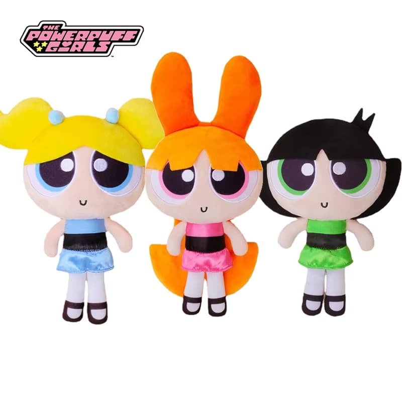 Pelúcia As Meninas Superpoderosas Lindinha Docinho Florzinha Boneca de Pelúcia Kawaii Super Macia Presente para Crianças