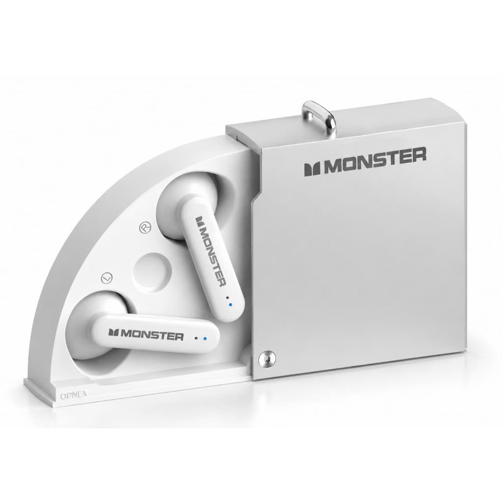 Fone de Ouvido Sem Fio Monster Airmars XKT17 Branco